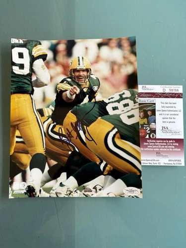 Brett Favre 8 x 10 Autograph JSA Authenticated Packers HOF Auto