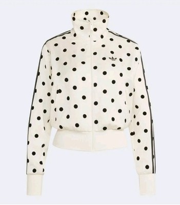 Adidas SATIN POLKA DOTS TT Track Top Jacket M Medium New Nwt | eBay