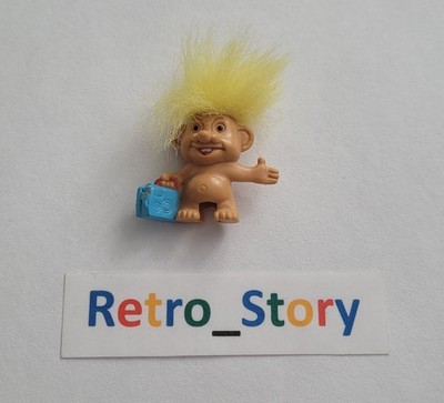 Troll Yellow Hair - Pencil Hugger - Figure - Weetos - 90s
