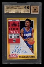 2018 Panini Contenders Rookie Ticket Auto SHAI GILGEOUS-ALEXANDER GOLD 10/10
