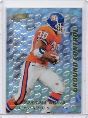 1997 Topps Stadium Club - Ground Control Terrell Davis #GC4 Denver Broncos 