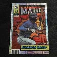 2022 Panini Donruss Marvels Vector #M-10 Francisco Lindor New York Mets