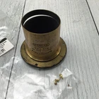 Waterbury Scovill Brass Lens with Mounting Flange Used Fair