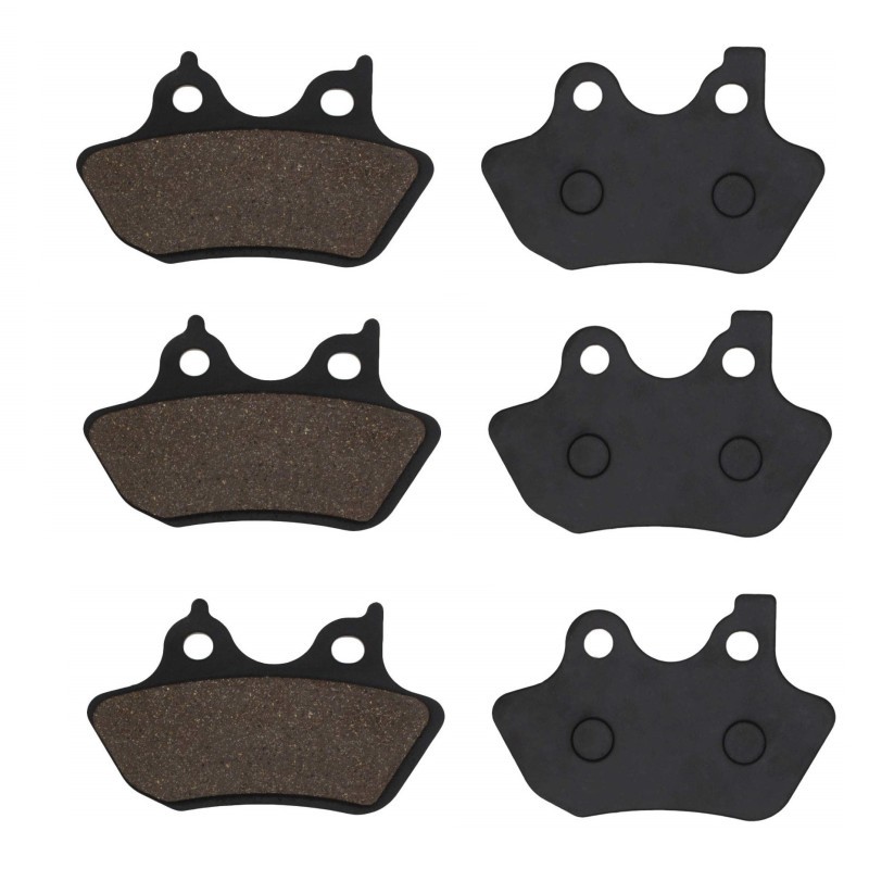 Plaquettes de frein pour Dyna Wide Glide pour stopper le sifflement - 2
