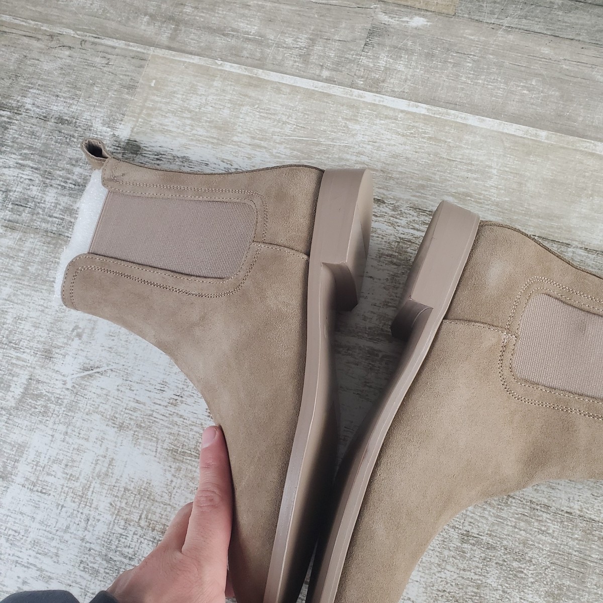 Saint Morta Nomad Mens Chelsea Boots Sz 8 Mocha Suede  display picture 1