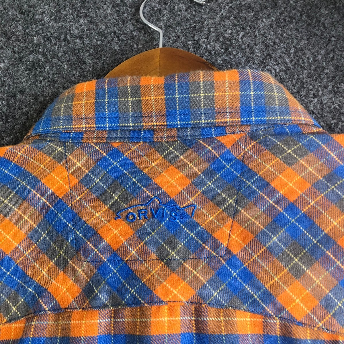 Chemise Orvis Freedom Foundry En Flanelle à Carreaux Marron Perle - Homme Taille L