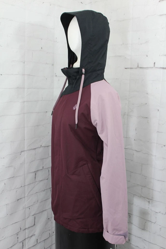 Volcom Westland Insulated Snowboard Jacket, Womens' Extra Small/XS, Merlot New - Image 2 of 4