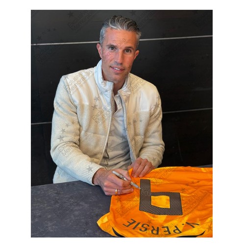 Robin Van Persie Signed Holland 2022-23 Football Jersey - Picture 2 of 4