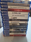 PS4 Game Lot 15+ Games God of War GTA Trilogy Bloodborne UFC NHL Madden