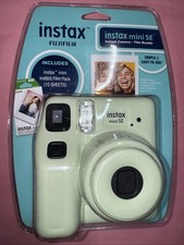 NEW Fujifilm instax Mini SE Instant Camera with Bonus 10 pack Mini Film, Green