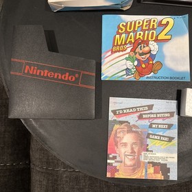 Super Mario Bros. 2 - NINTENDO NES Completo CIB EXCELENTE Estado &iexcl;S&Uacute;PER Raro!