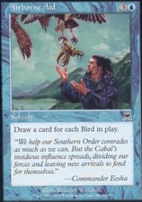 Airborne Aid -Foil Light Play MTG Onslaught