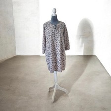 Vintage Floral Mid Length Casual Dress Size Medium