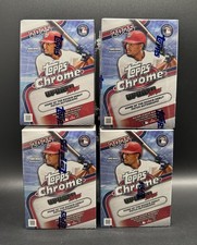 Lot of (4) 2025 Topps Chrome Update Blaster Box Factory Sealed NEW! Debut Patch