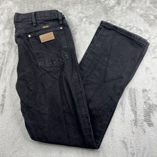 Wrangler Black Jeans Workmen, Cowboy Jeans 13MWZYK 36x36