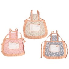 3PCS Aprons for Women with Pockets Floral Kitchen Cooking Aprons C3F25627