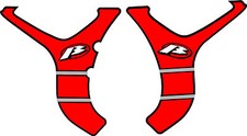 BETA REV 3 FRAME PROTECTOR Decals / Stickers Red Extra Thick Moto - X Quality