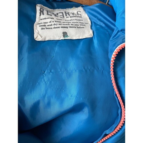 Retro Youth Puffer Jacket W/Vintage Gullwing Army Patch Size 8 Skateboarding - Picture 10 of 12