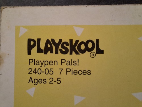 Vintage 1991 Playskool CABBAGE PATCH Playpen Pals! 7pc Wooden Tray Puzzle 240-05 - Picture 8 of 16