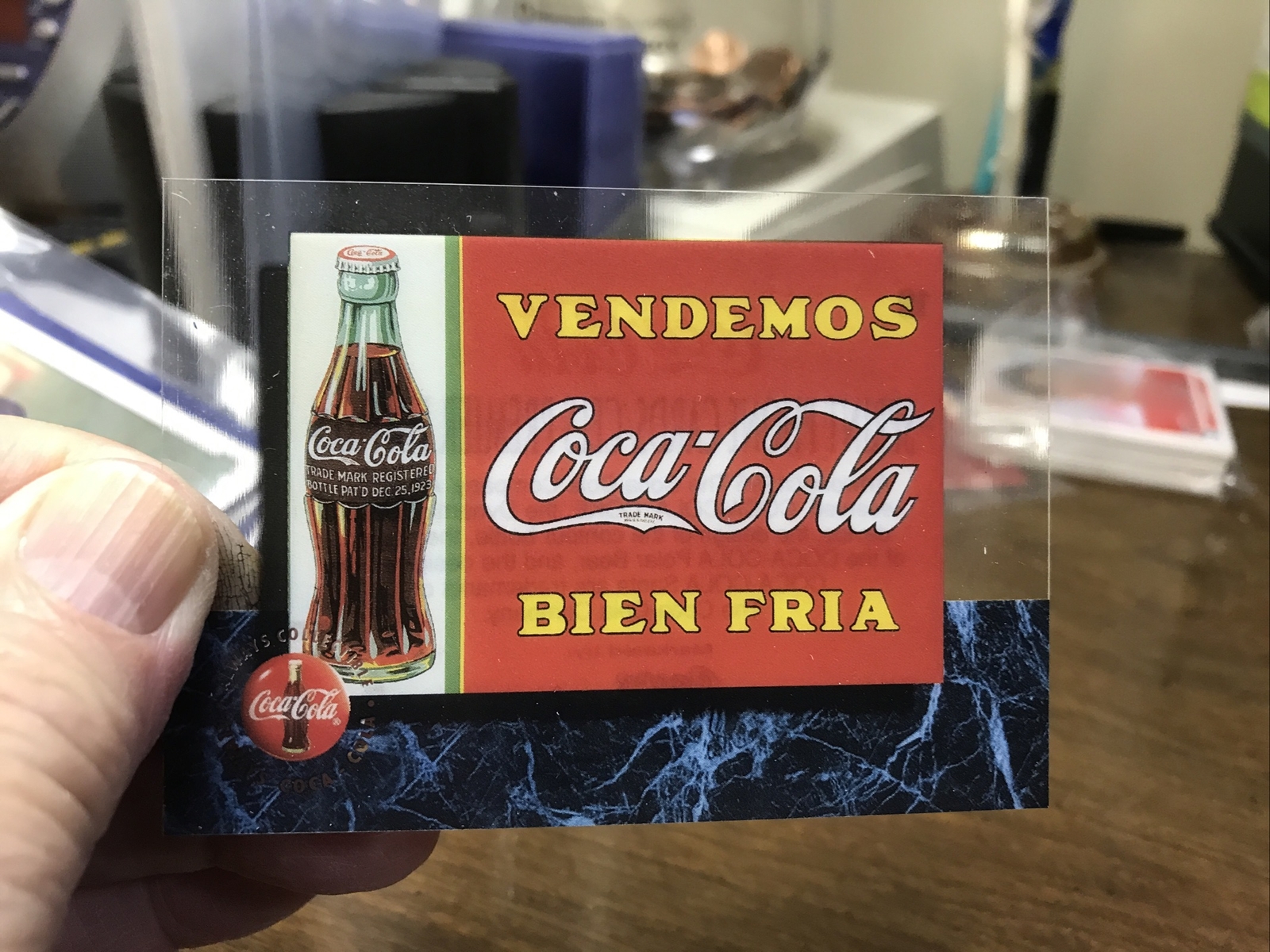 1995 Coca Cola Premier Edition Cel Phone Card sprint score board # 19