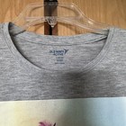 Girls Old Navy Active Grey Palm Tree Shirt With Side Tie Detail  Size L — photo 2