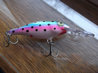 Custom Painted Rapala Shad Rap SR-7 Stocker Trout