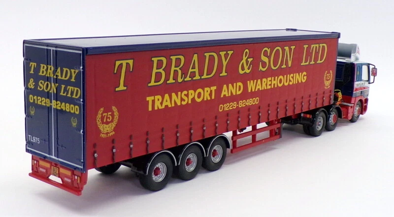 Corgi 1/50 Scale Diecast 75408 - Lyland DAF 85 Curtainside - T.Brady & Son Ltd. - Imagen 2 de 4