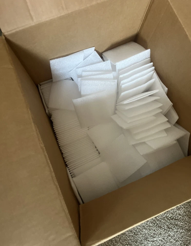 Pack of 50- Foam Pouches - 4 x 4", Nonabrasive 1/8" polyethylene foam - Image 2 of 3