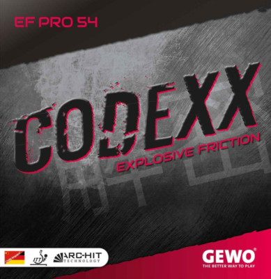 Gewo Codexx EF Pro 54 Table Tennis & Ping Pong Rubber, Ships in 10 Business Days