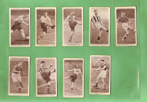#D124. 48 DIFFERENT 1938 BRITISH SOCCER FOOTBALL CIGARETTE CARDS - Picture 5 of 6