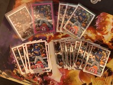 2023 Topps  Bubba Thompson 26 Card Rookie Lot Refractor Pink Base Paper Sepia