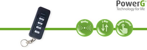 Visonic Powermaster KF-235 PG2 Wireless Keyfob Transmitter (868-1 UK) 0-102202 - Afbeelding 1 van 3