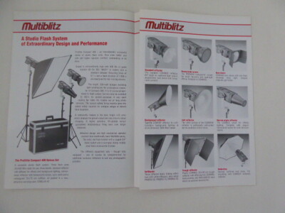 Multiblitz Prospekt - Profilite Compact 400  - English