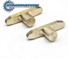 Juego de 2 almohadillas de horquilla de cambio de bronce MT82