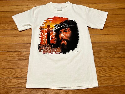 Vtg 90s Jesus Passion For Our Sins Christian Crown Of Thorns T