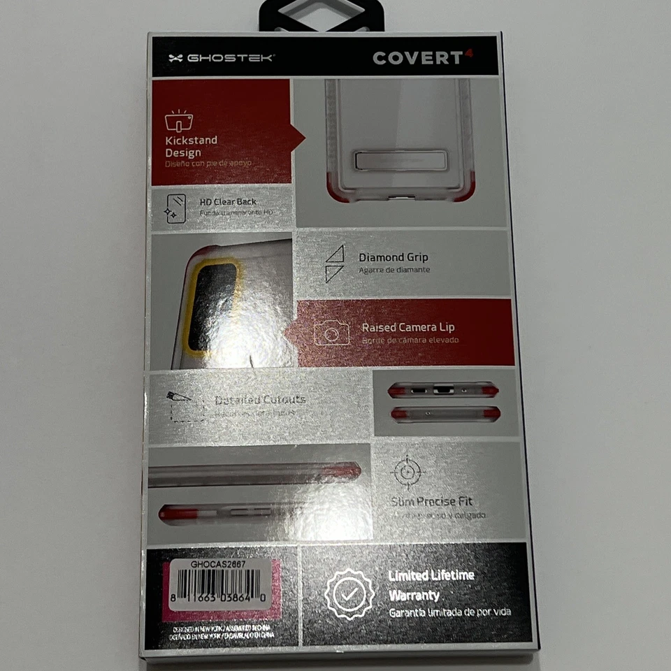 Funda Ghostek COVERT4 para LG K92 - Transparente Foto 3 de 4