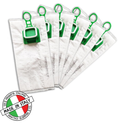Confezione da 10 sacchi in microfibra Vorwerk Folletto VK 140-VK 150