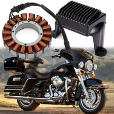 Electric Stator Coil & Regulator Rectifier For Harley FLHT FLHR FLTR 2006-2008