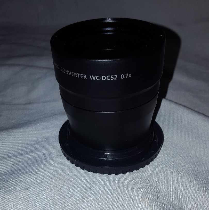 Canon Wide Converter WC-DC52 0.7x Made in Japan | eBay