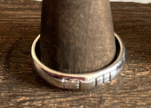 Freedom Band Ring TMA Thailand Vintage Sterling 925 Silver Size 8.75 Signed