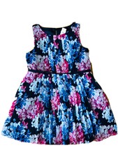 Janie and Jack Spring Hydrangea sheer pleated layered Dress Girls Size 2T