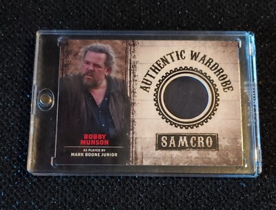 Sons Of Anarchy Bobby Munson/Mark Boone Junior Authentic Wardrobe Card 2014  