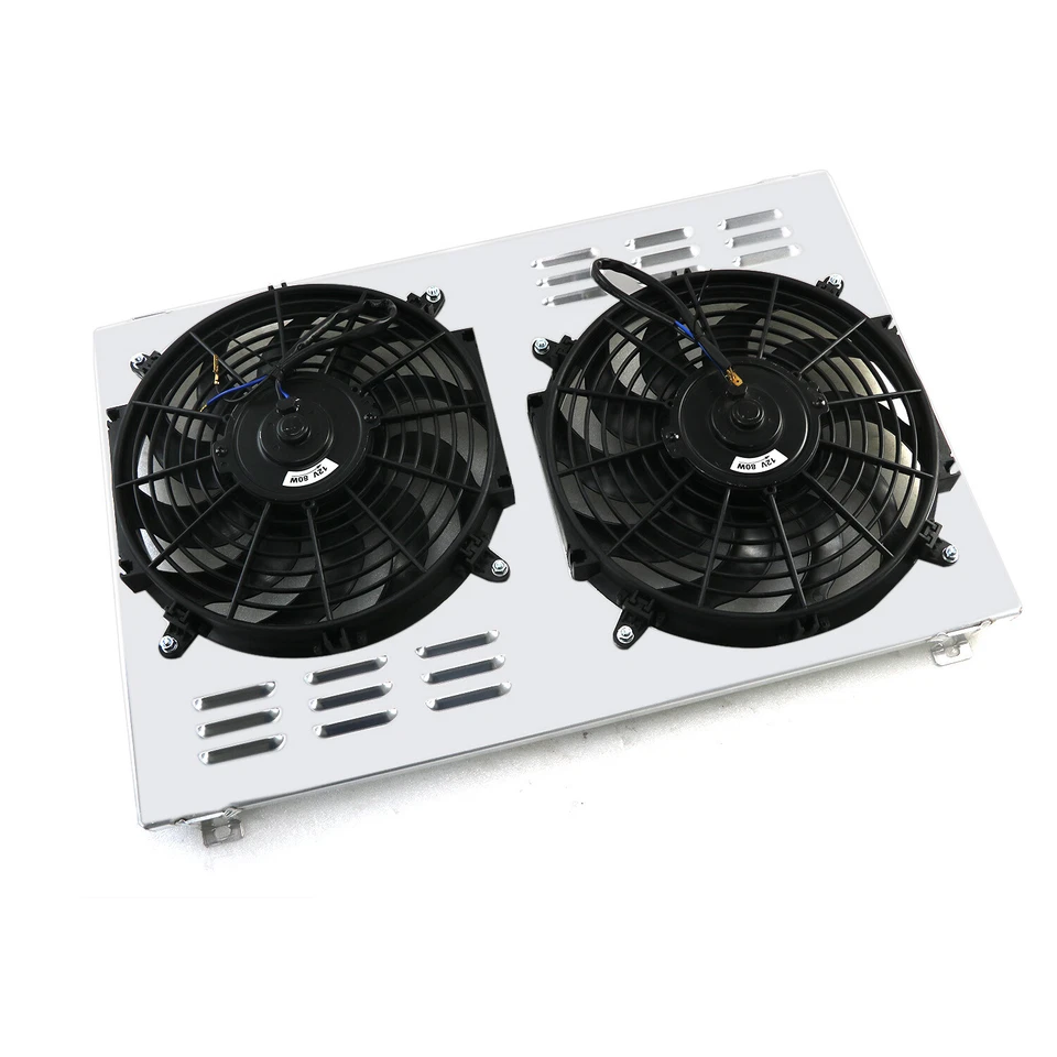 For 1970-1981,1971 Chevy Camaro Monte Carlo G-Body Aluminum Radiator Fan+Shroud - Image 3 of 4