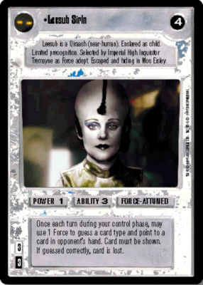 Star Wars CCG Limited Premiere BB M/NM Leesub Sirln | eBay