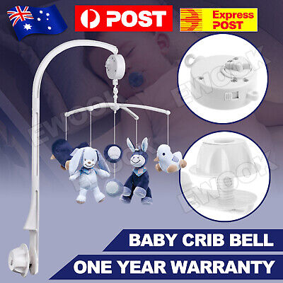 Baby Crib Mobile Bed Bell Arm Holder Wind Up Box Diy Toy Gift - Diy Baby Mobile Kit Australia