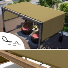 ColourTree Pergola Sun Shade Cover Universal Replacement Canopy,Sand Beige