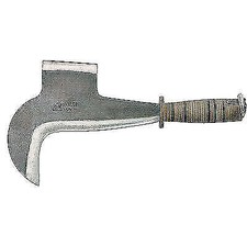 RONCOLA PENNATA TOSCANA + GANCIO 118 RINALDI ACCIAIO FORGIATO/CUOIO CM 23 PZ 1