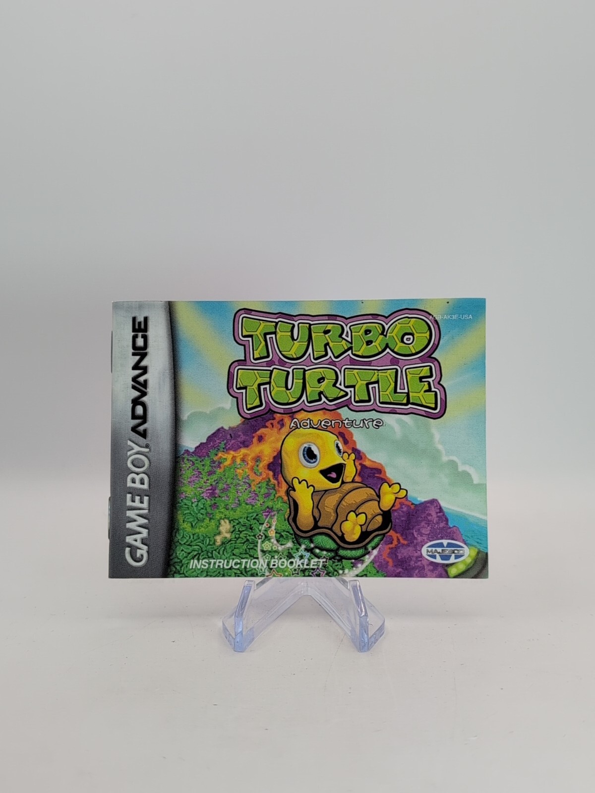 MANUAL ONLY INSTRUCTION BOOKLET Turbo Turtle Adventure Game Boy Advance GBA