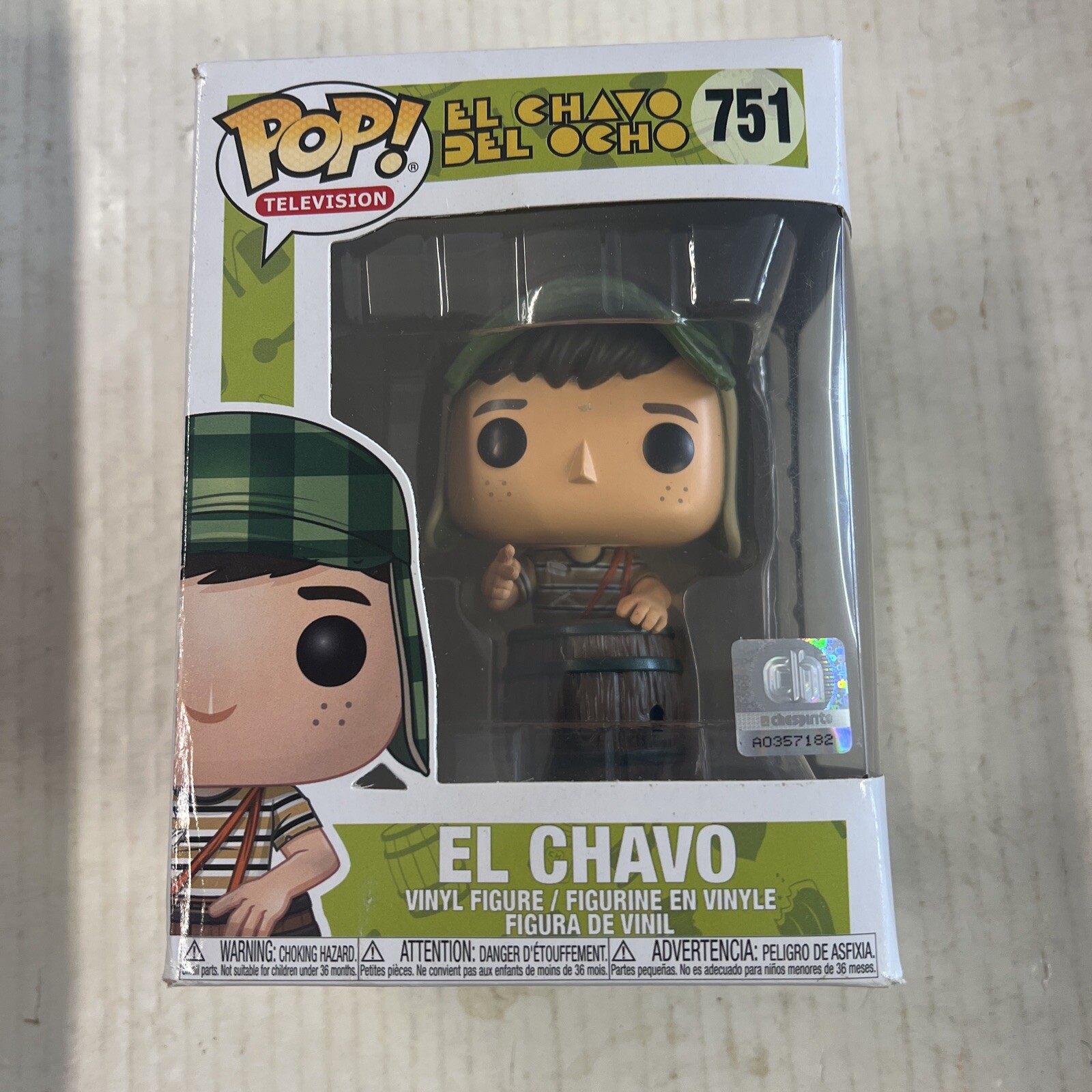 El Chavo Funko Pop Televisión #751 El Chavo Del Ocho Totalmente Nuevo Caja Dañada