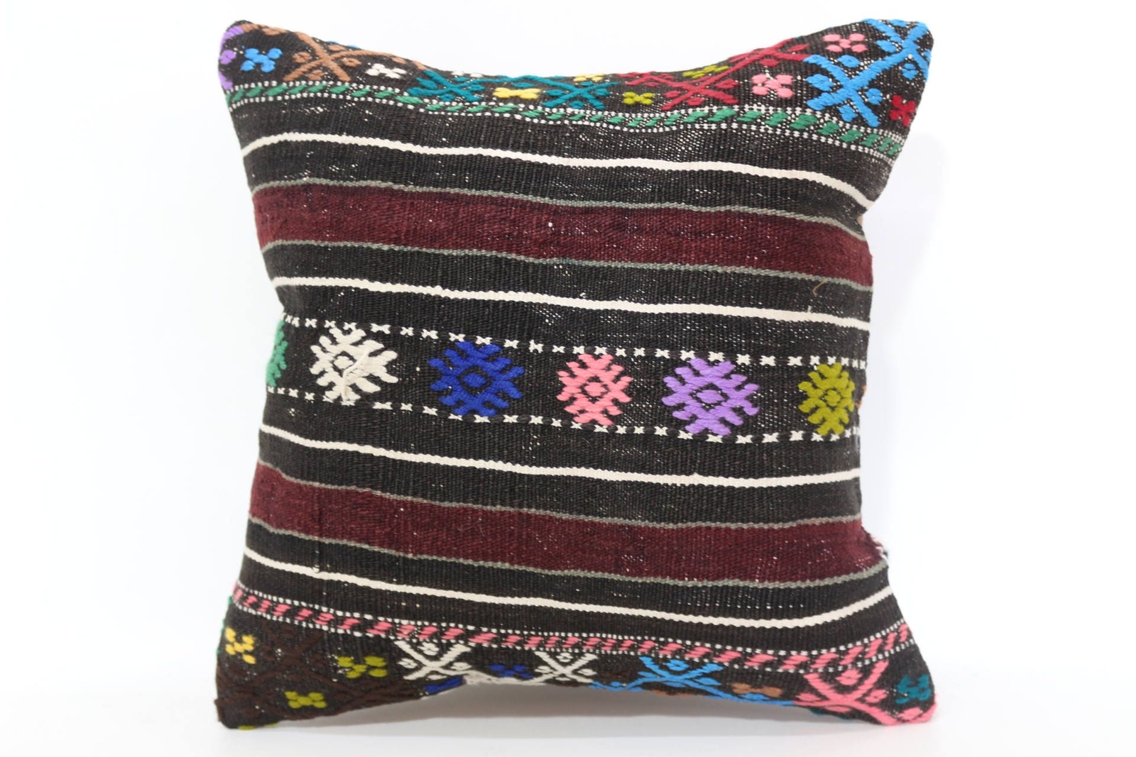 Pillow Sham, Kilim Pillow, Turkish Kilim Pillow, 16